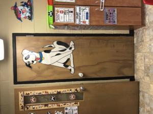 Bathroom Entrance in Classroom